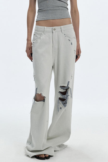 Summer Breathing Wide-Leg Jeans