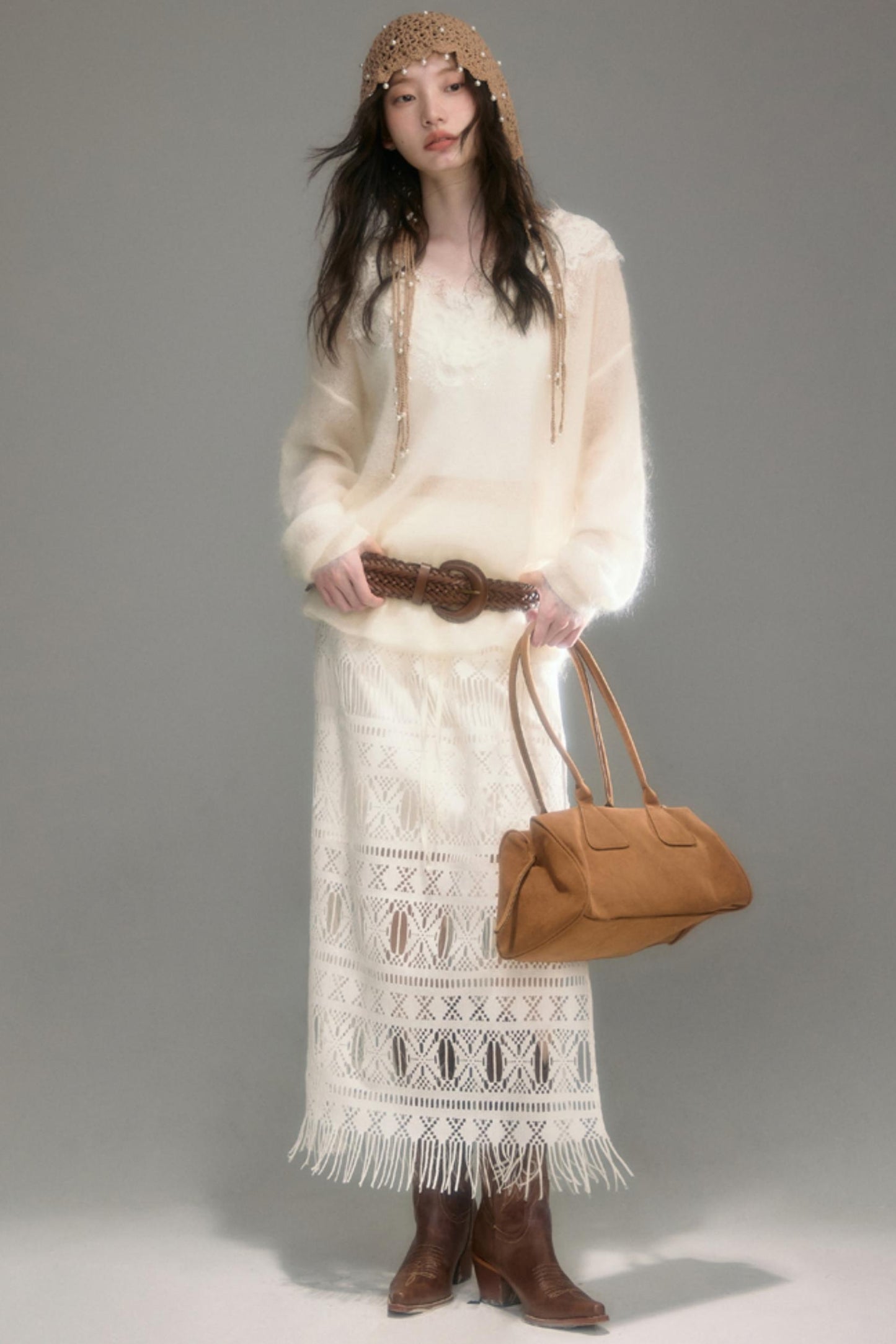 Original Monologue Fringe Skirt