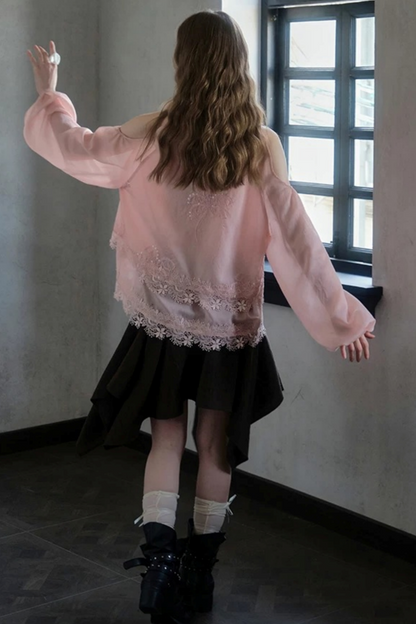 Frida Rose Lace Blouse