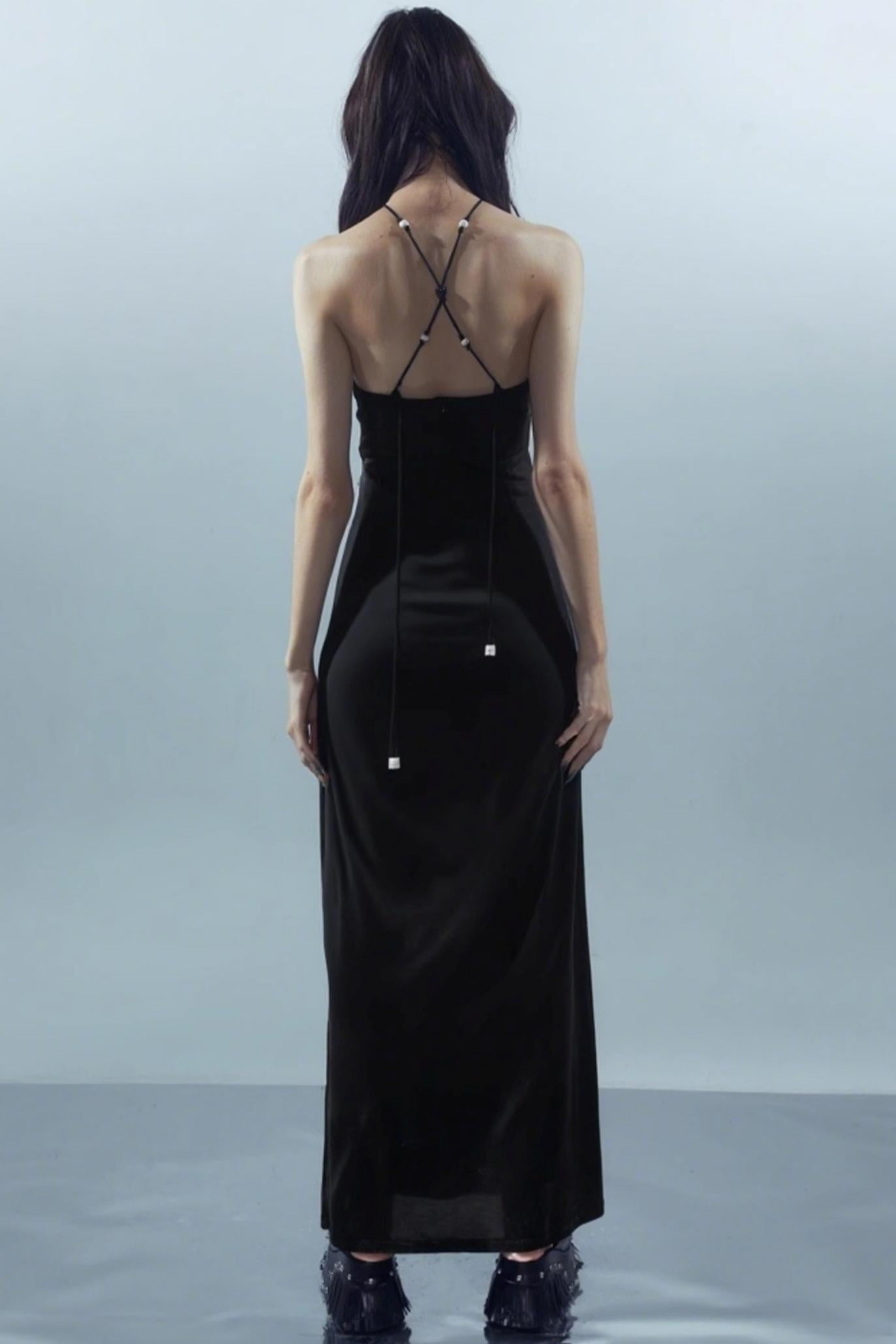 Print Backless Dress