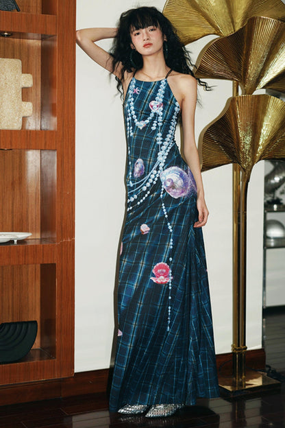 Pearl Backless Dress