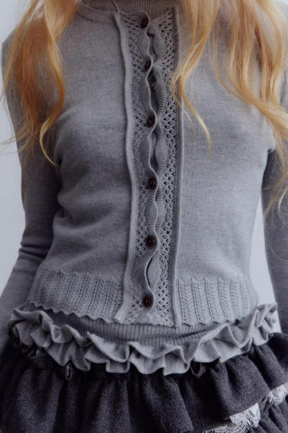 Three-dimensional Cardigan Wool Priming Set-Up