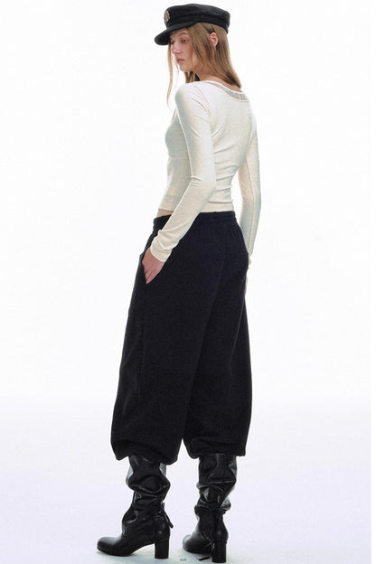 Twisted Lace Knit Top