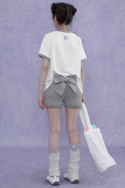 Sweet Cool Print T-Shirt Shorts Set-Up
