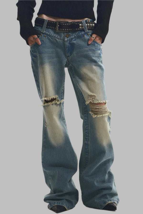 Stretchless Vintage Flare Jeans