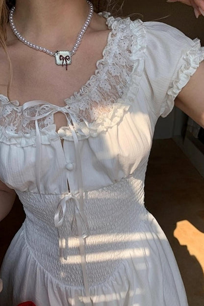 Uena Lace A-Line Dress