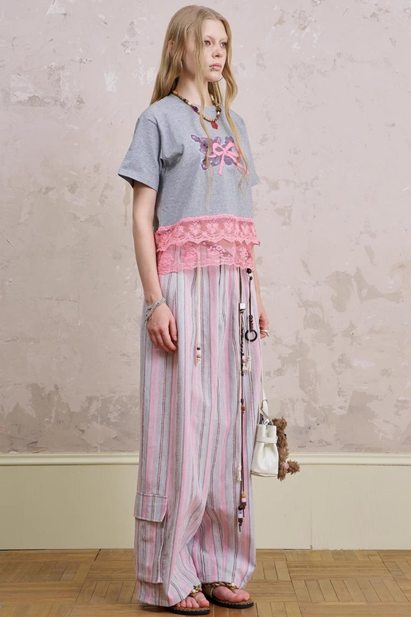 Summer Bow-Detail Running Tee