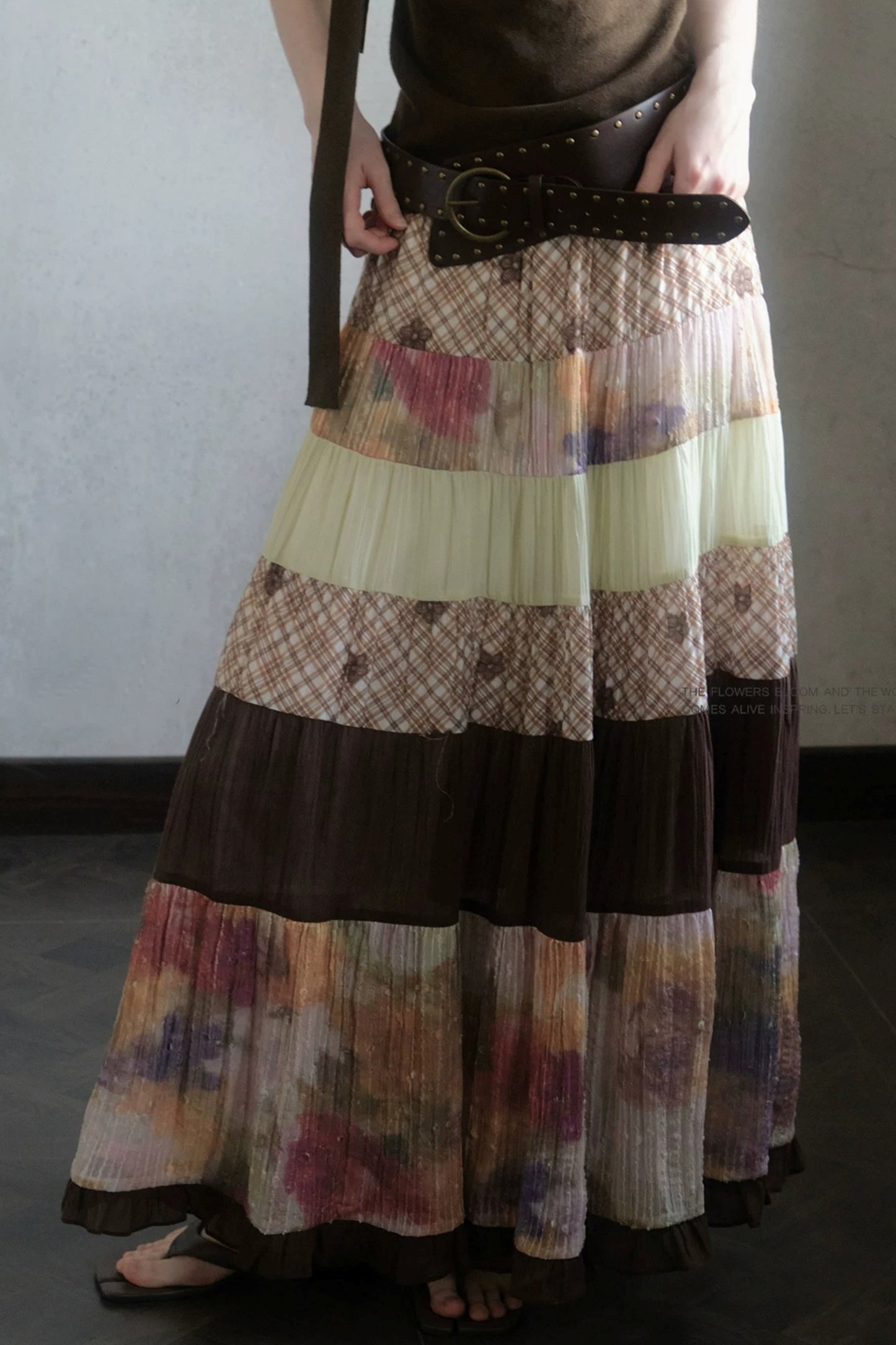Bouguereau Art Color Block Skirt Set-Up
