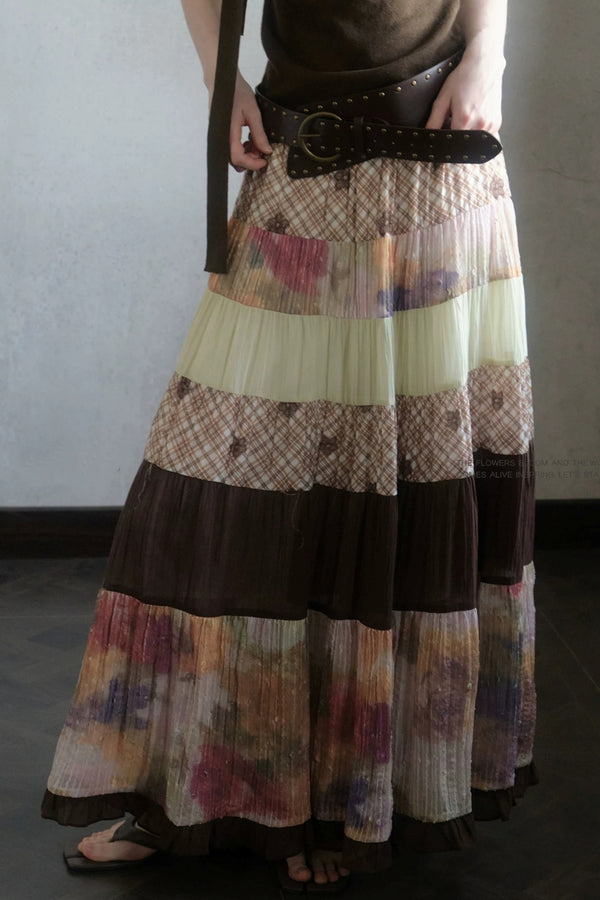 Bouguereau Art Color Block Skirt Set-Up