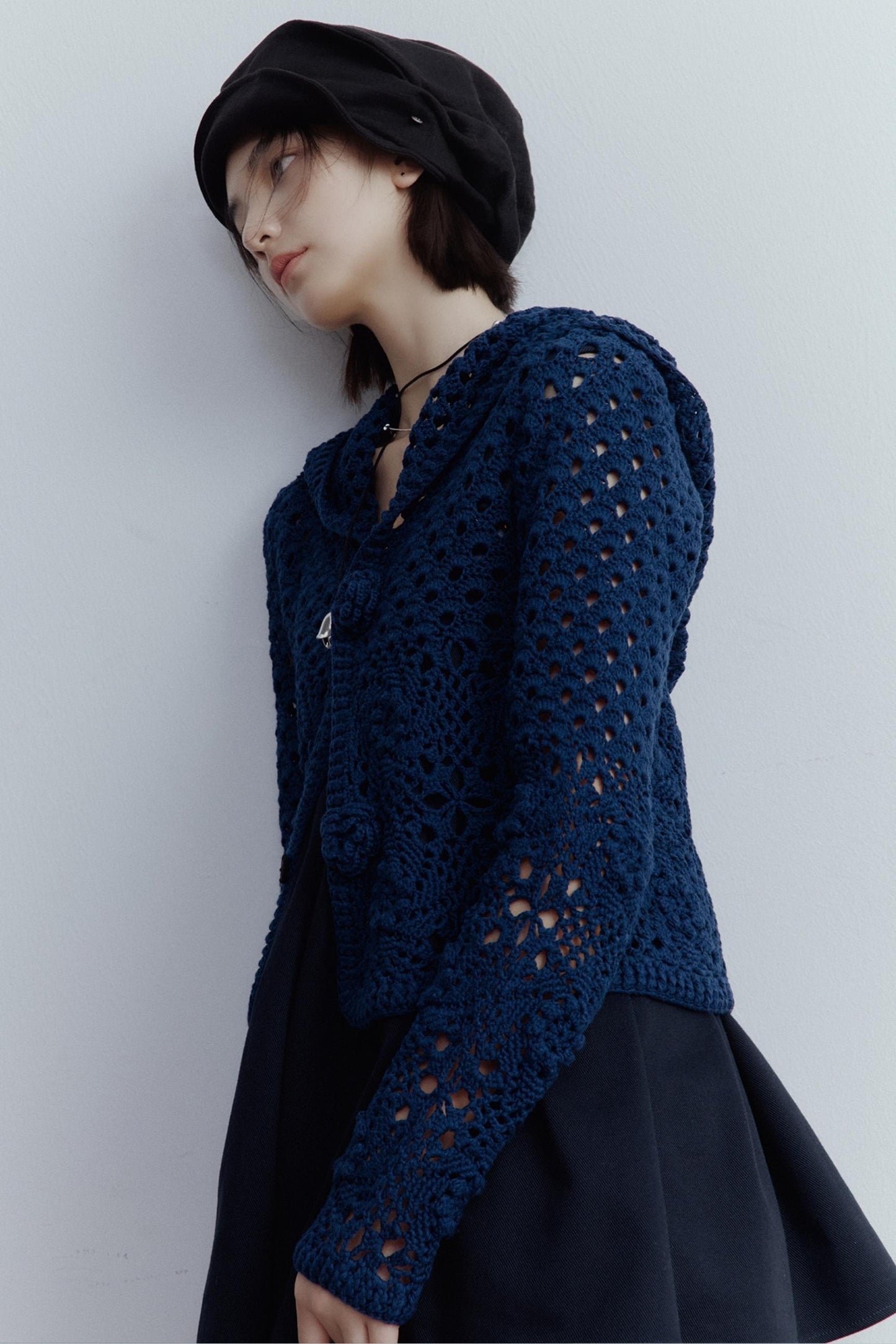 Deconstructing Linen Newsboy Hat