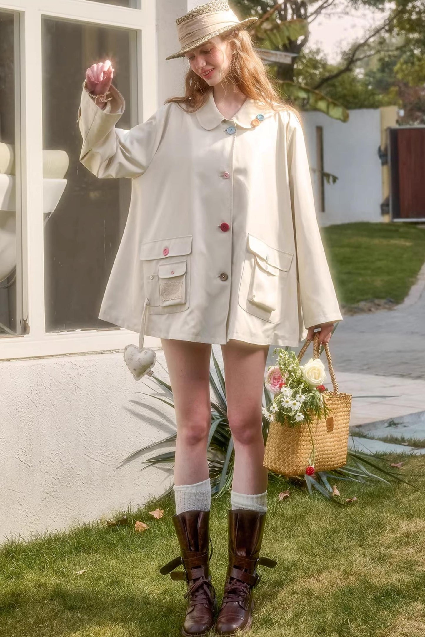 Button Collector Trench Coat