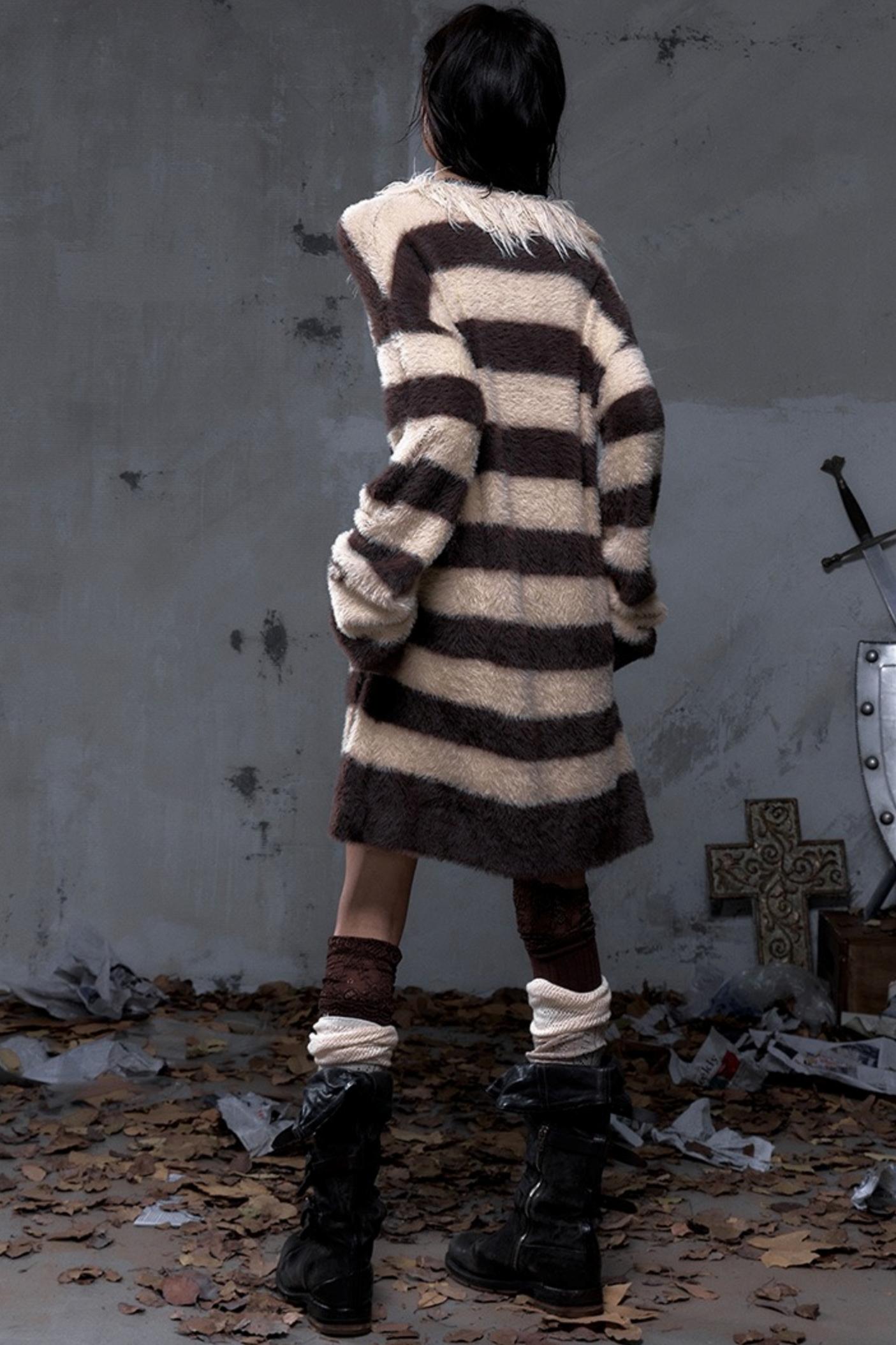 Vintage Street Punk Long Sweater