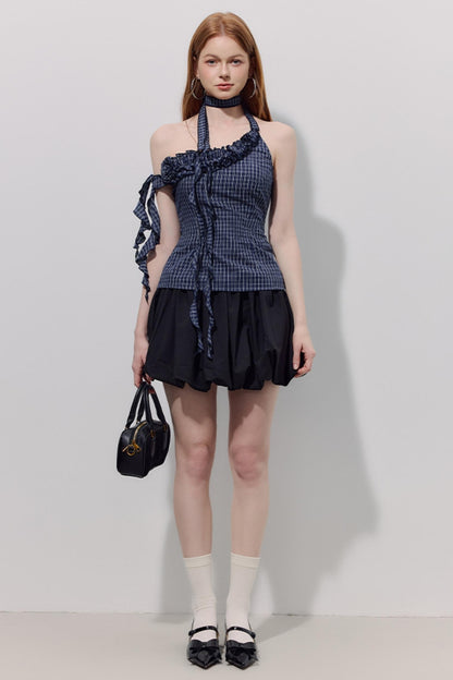 Smocked Peplum Camisole