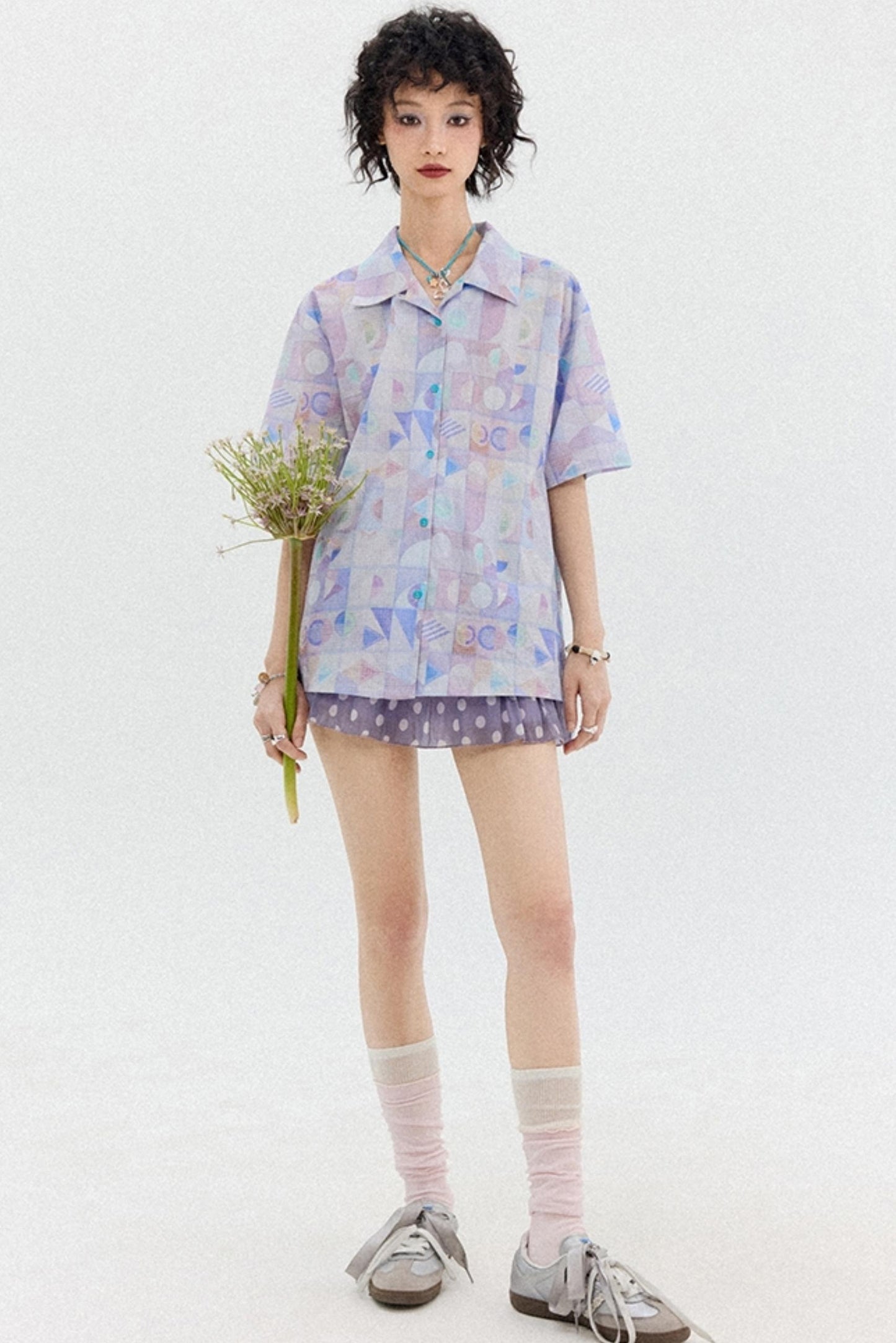 Summer Geometric Blouse