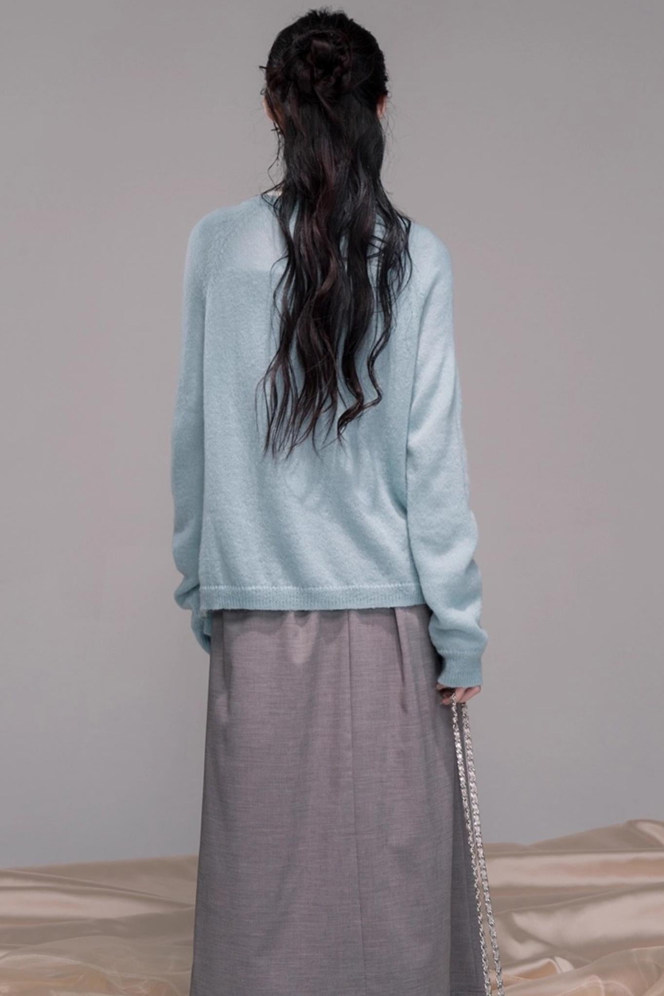 Princess Cloud Gray Suspender Dress