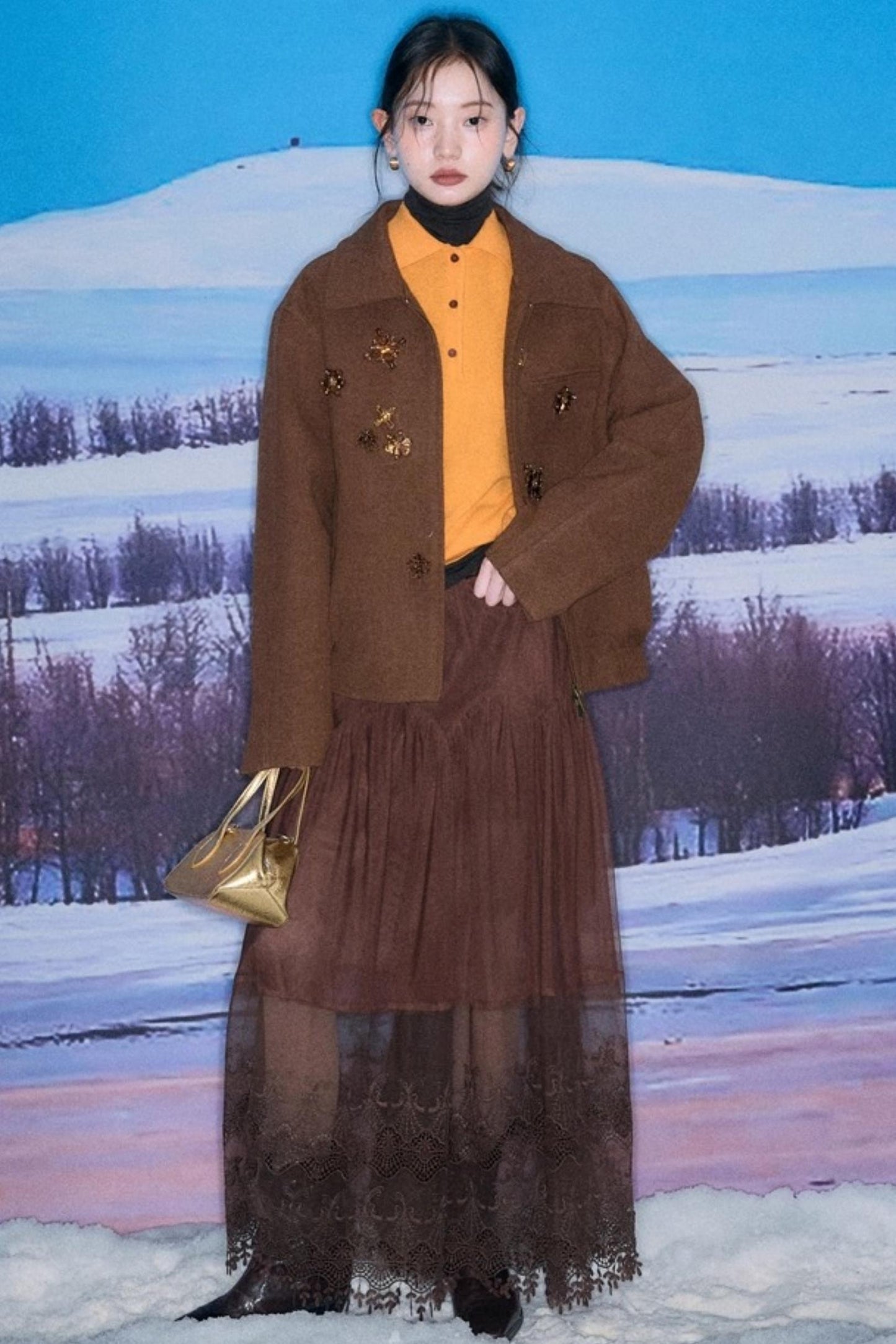 Oak Hazelnut Wool Jacket Set-Up