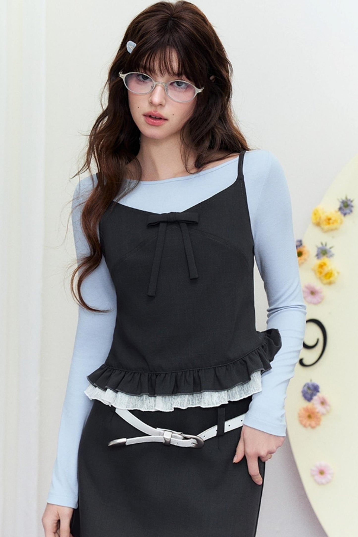 Luxury Lace Halter Bustier Set-Up