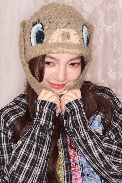 Caramel Brown Knitted Hat