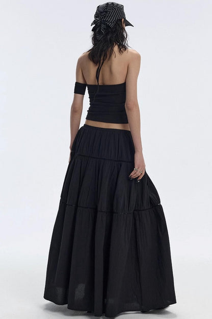 Black Design Tower Skirt