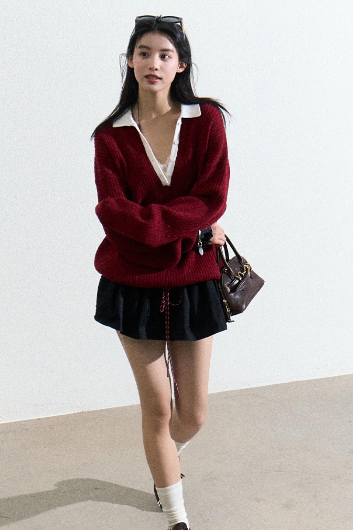 Cozy Wool Turtleneck Sweater Top