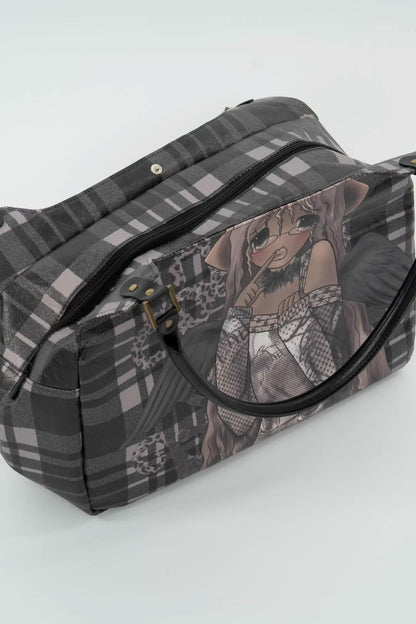 Lightweight Plaid Printed Bag