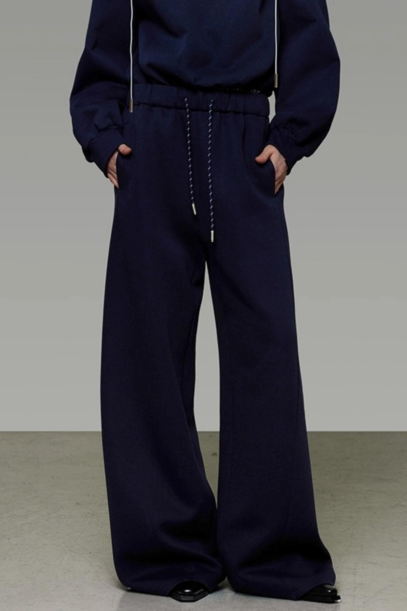 Autumn Drape Slimming Wide-Leg Pants