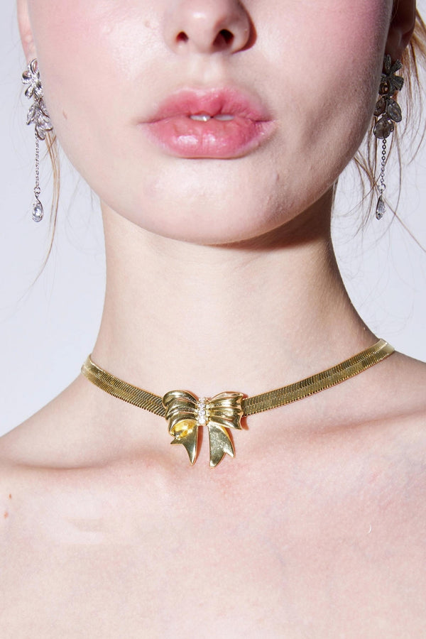 Sweet Sparkling Zircon Collarbone Necklace