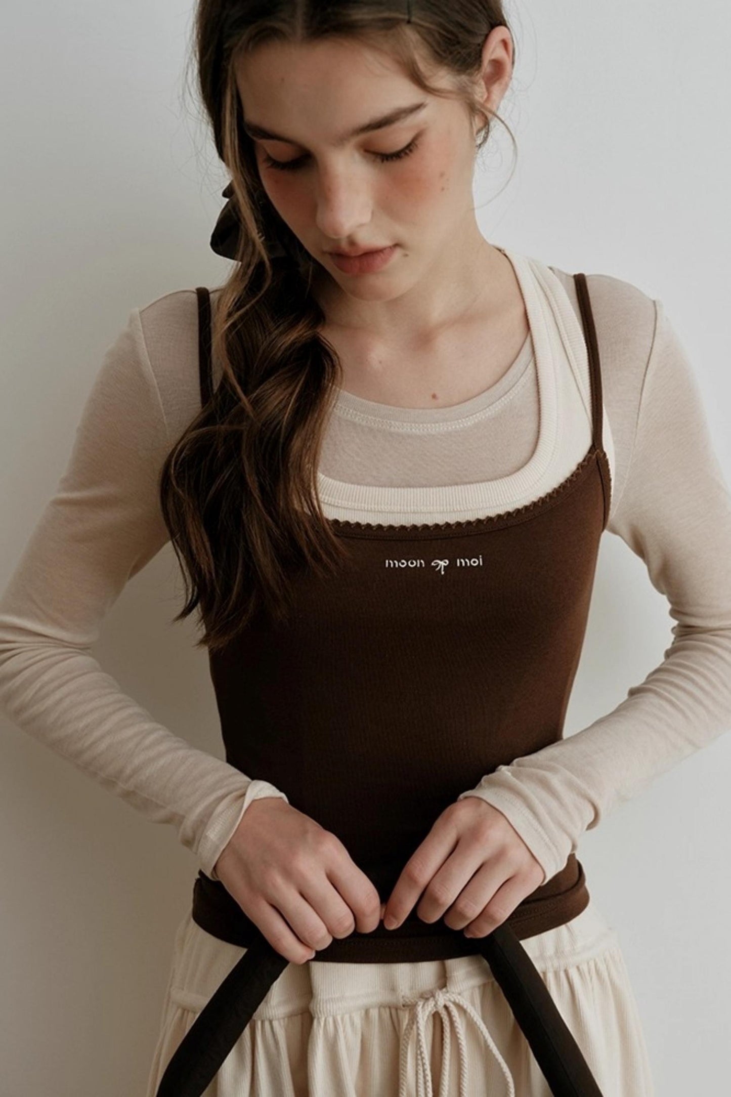 Light Tencel Wool Crew Neck T-Shirt