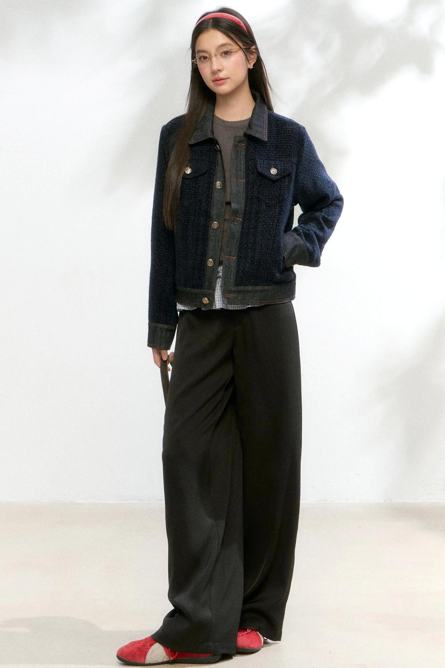 Autumn Retro Denim Jacket Set-Up