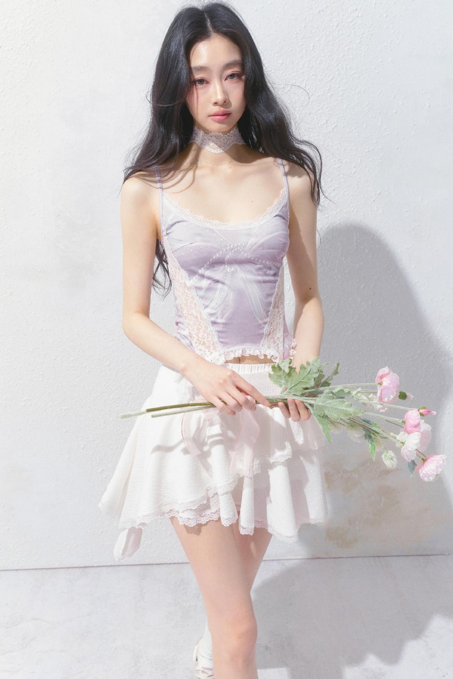 Romantic White Skirt