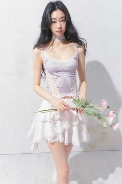 Romantic White Skirt