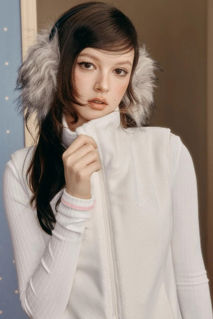 Winter Slim Zipper Vest