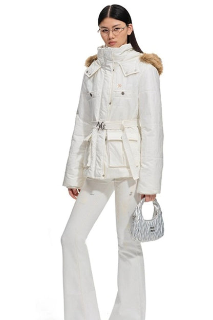 Heavy Washed Denim Stretch Bootcut Pants