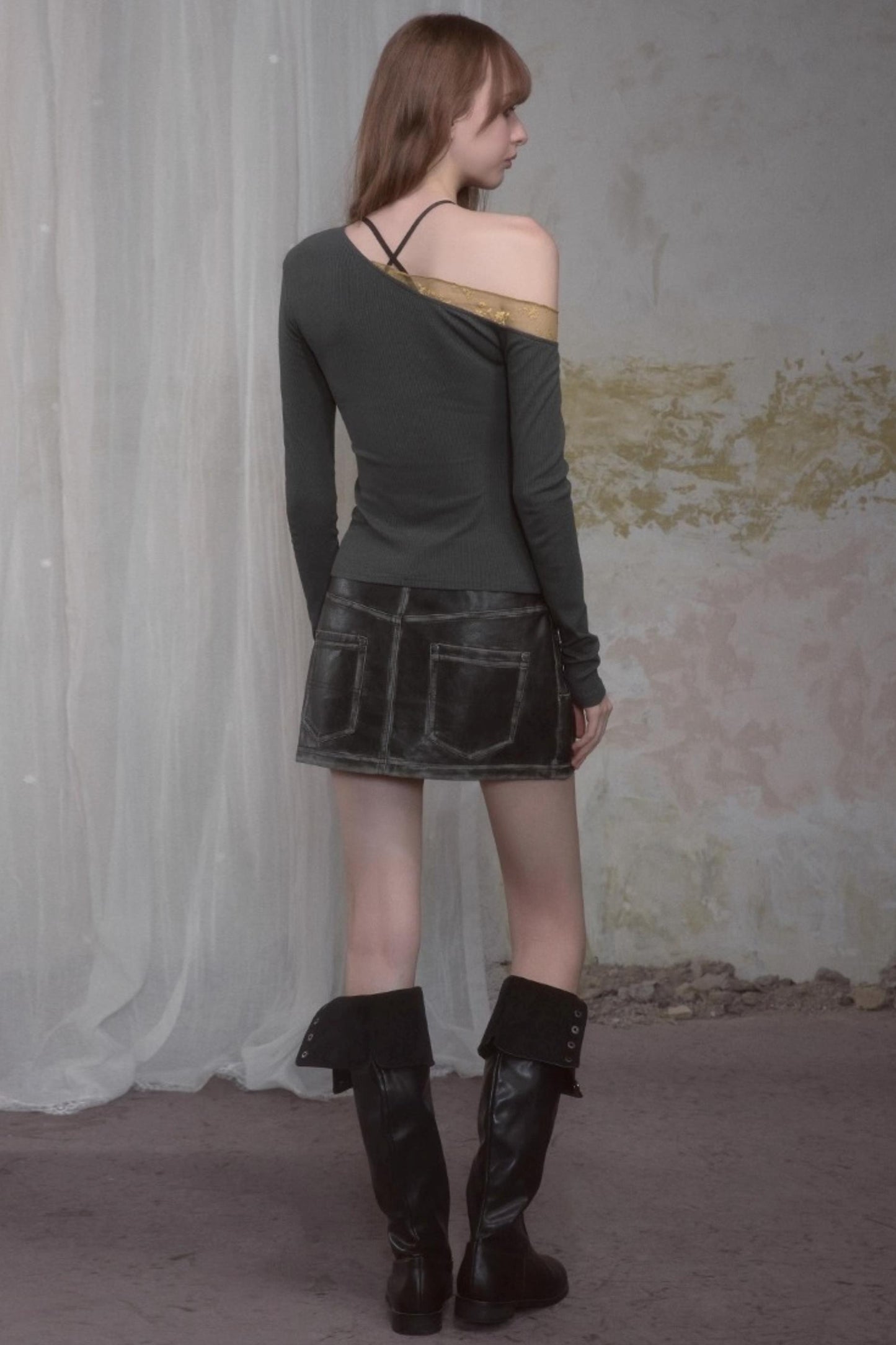 Retro Trendy Cool Short Skirt