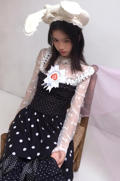 Institute Happy Birthday Lace Beret