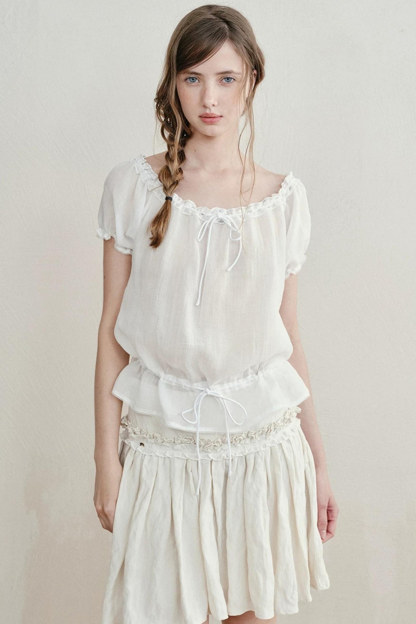 Sweet Lace Ramie Top