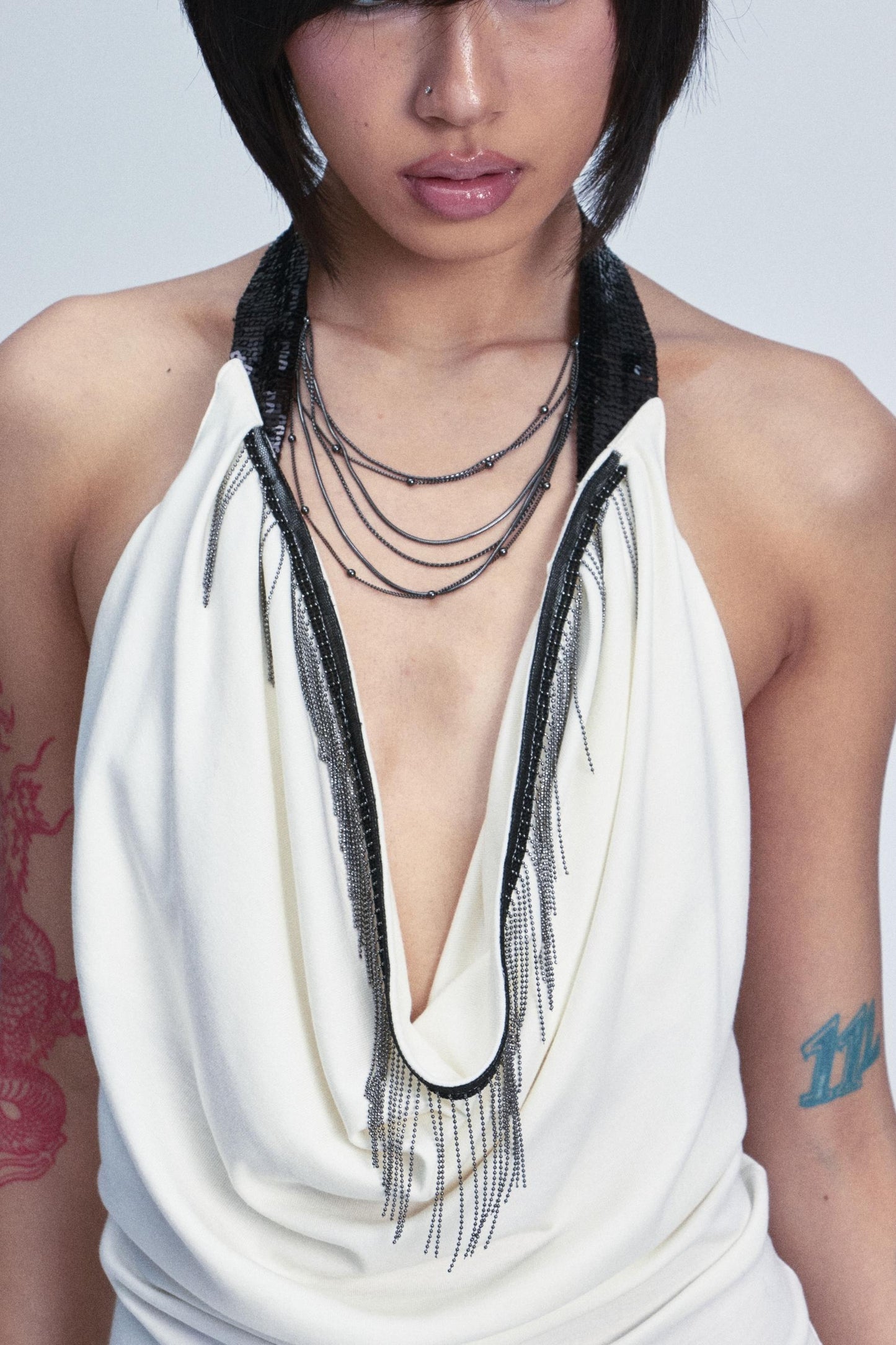 Two-Color Stretch Top