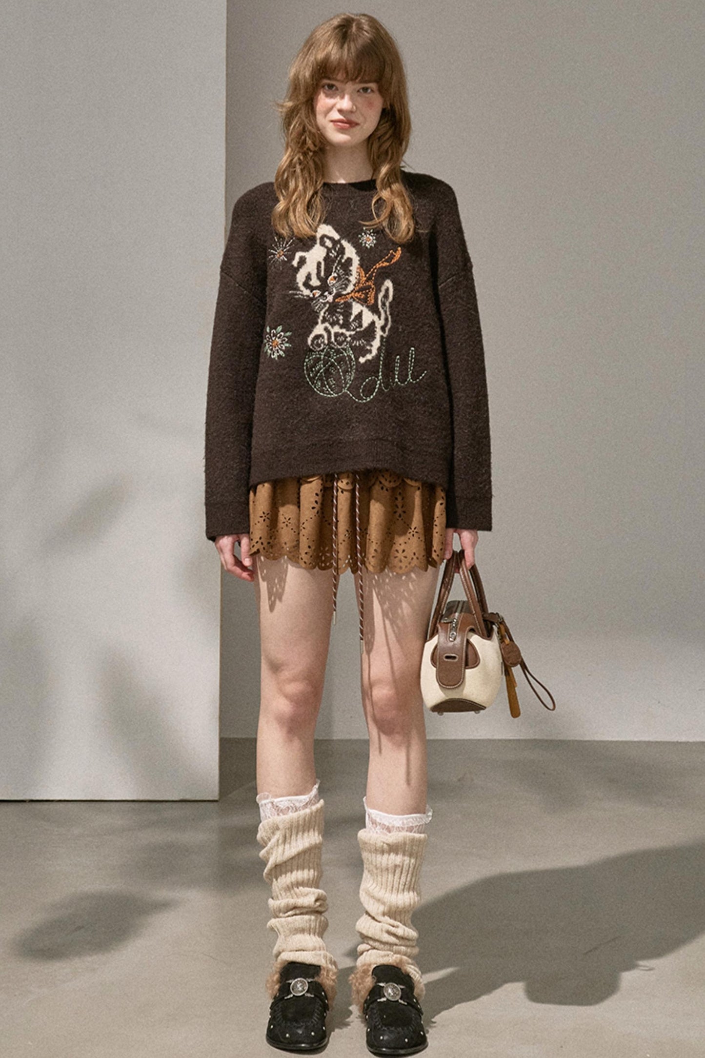 Kitten Knitted Sweater Top