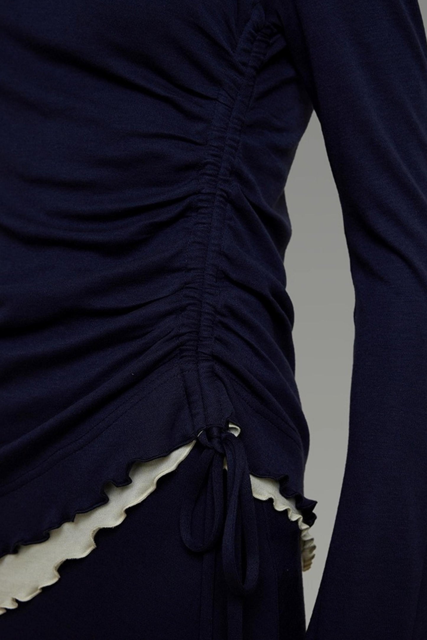 Autumn Slanted Shoulder Knit Slacks Set-Up