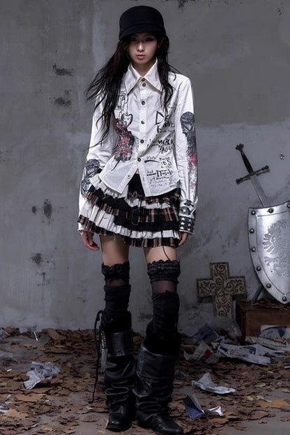 Vintage Rebel Slim Fit Long Sleeve Shirt