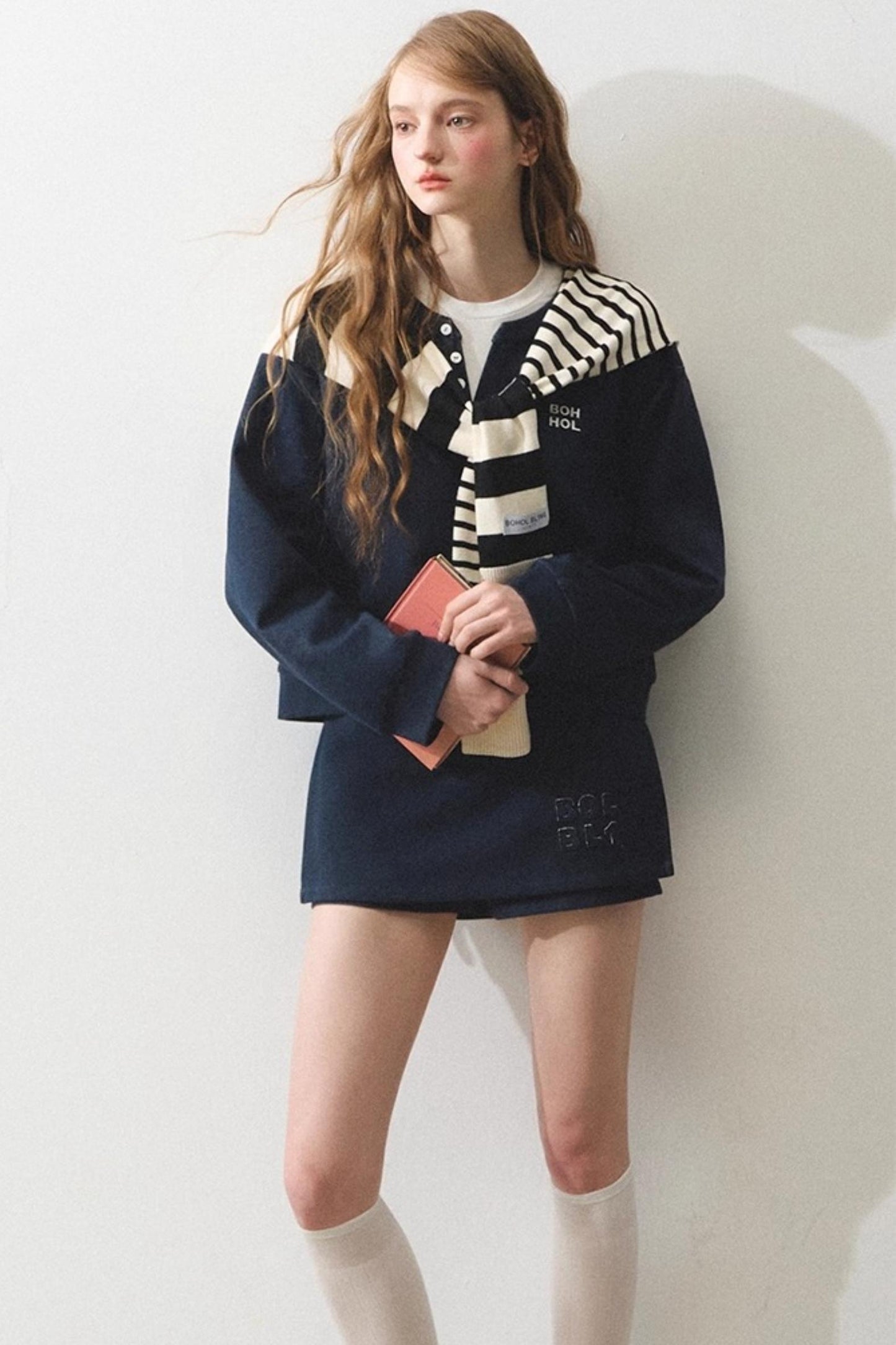 Mint Vintage Doppellagiges Sweatshirt