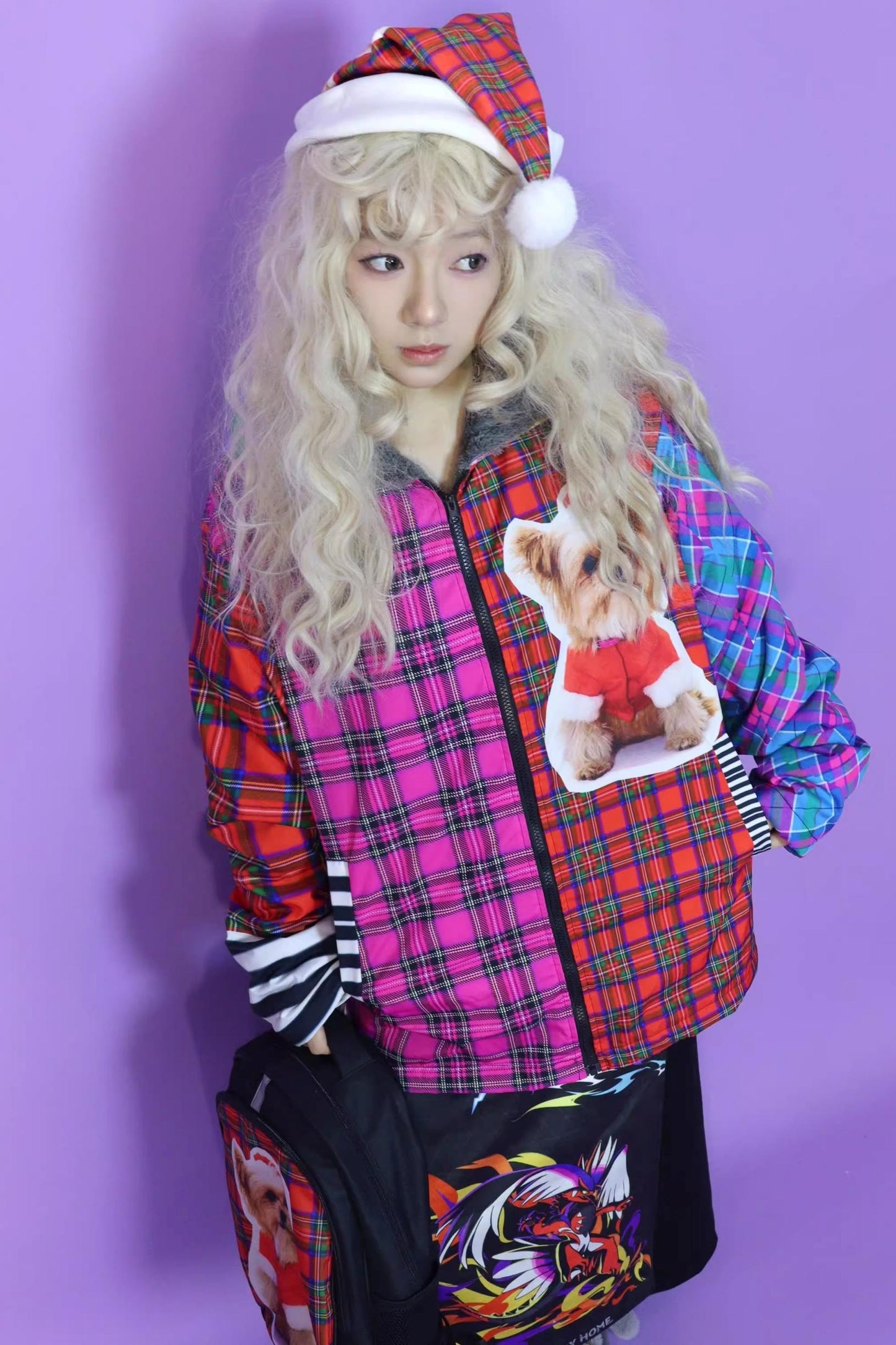 Christmas Cotton Hooded Fleece Jacket