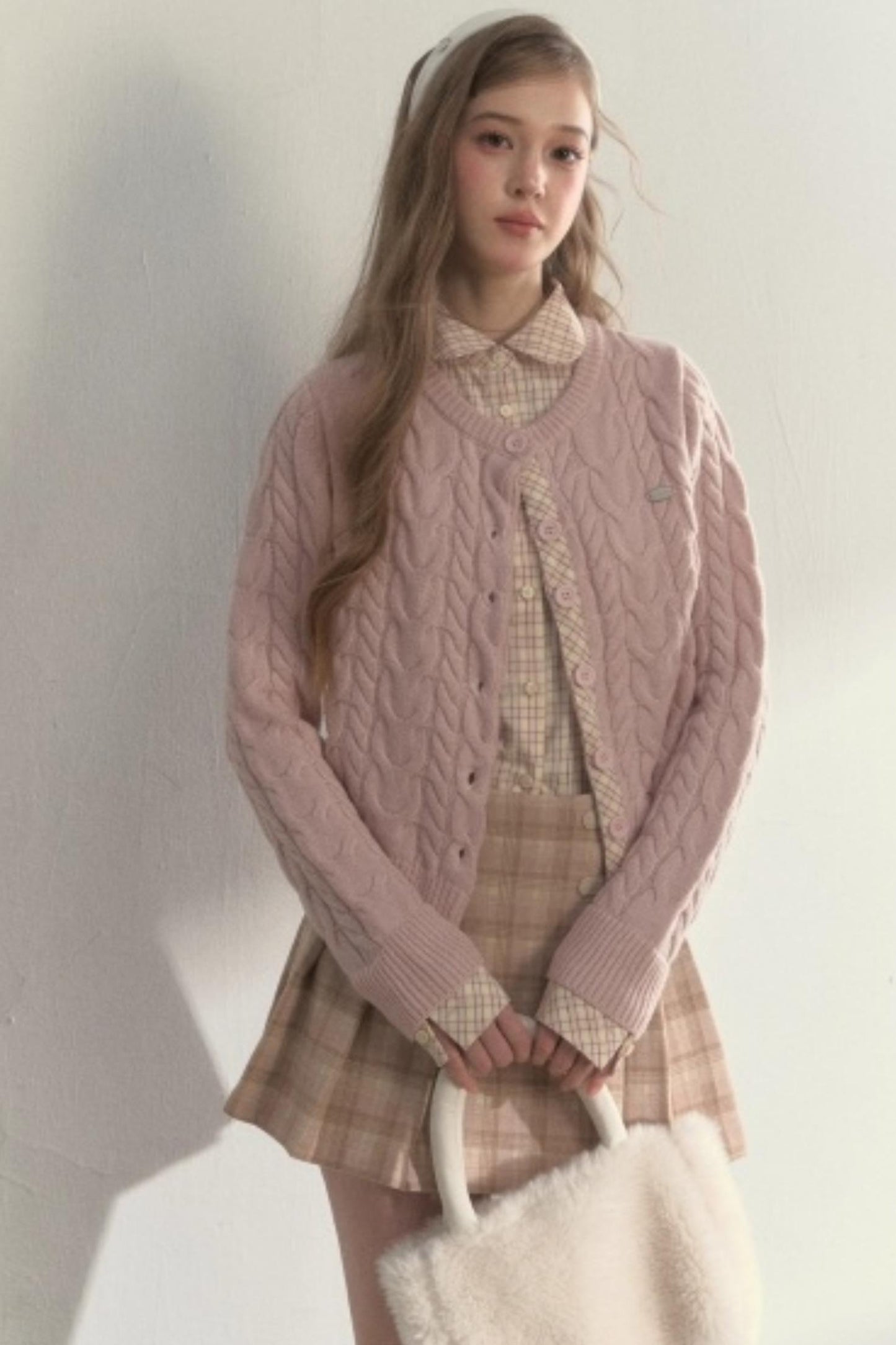 Fake Two Piece Woolen Knit Sweater