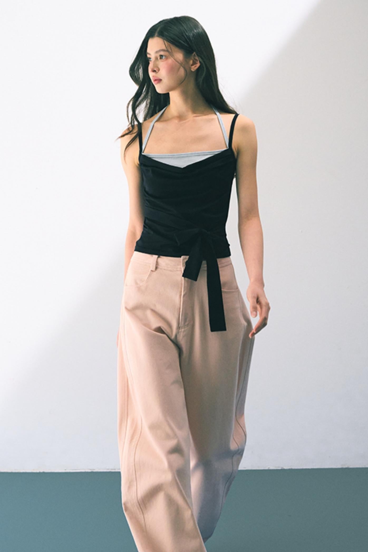 Summer Black Tank Top