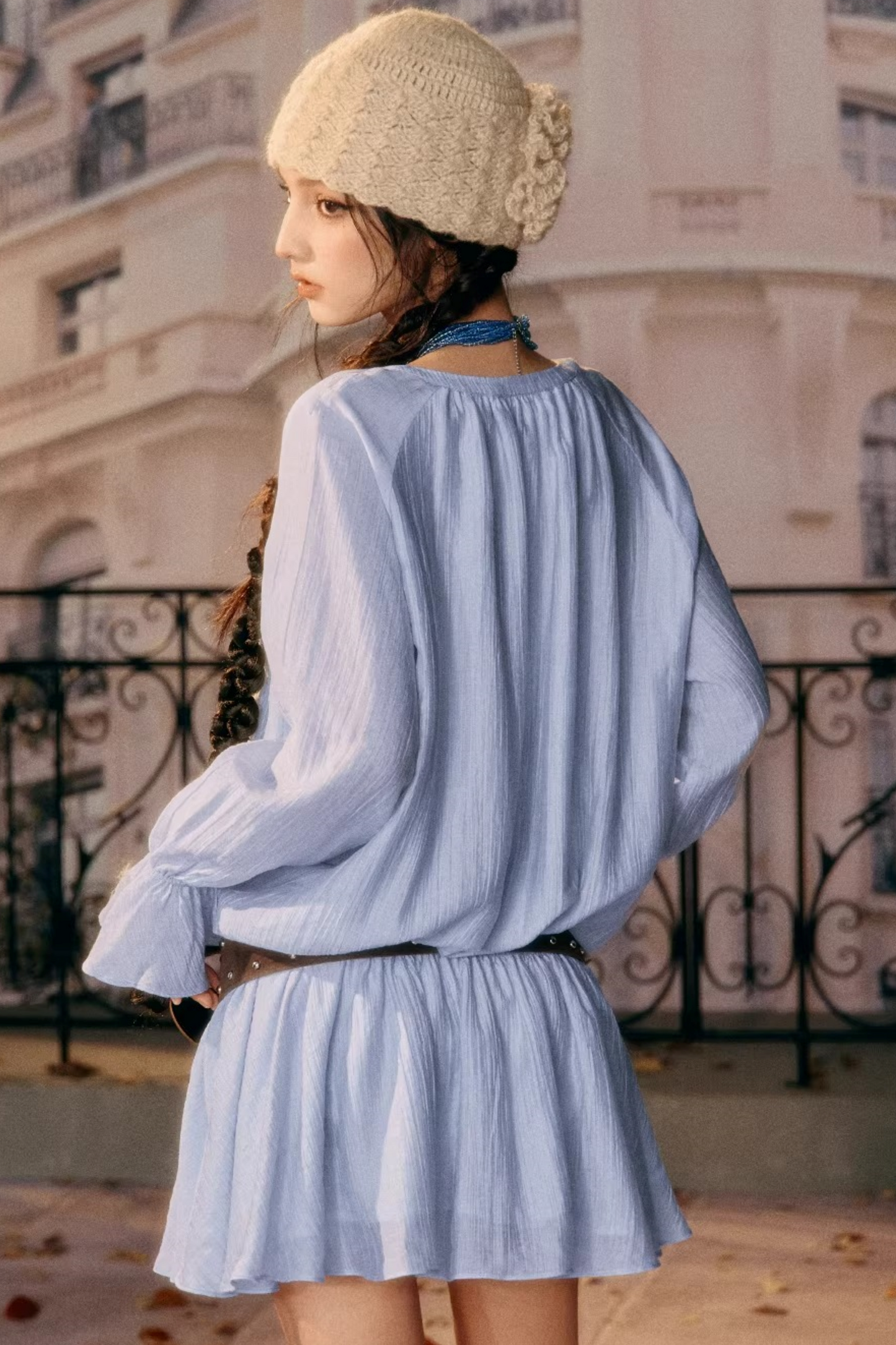 Girlish Ruffled Spring Dress