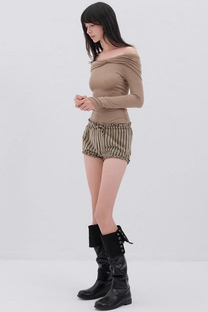 Romantic One-Shoulder Top