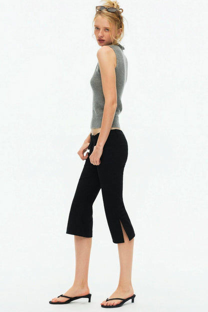 Multi-Color Mohair Knitted Vest
