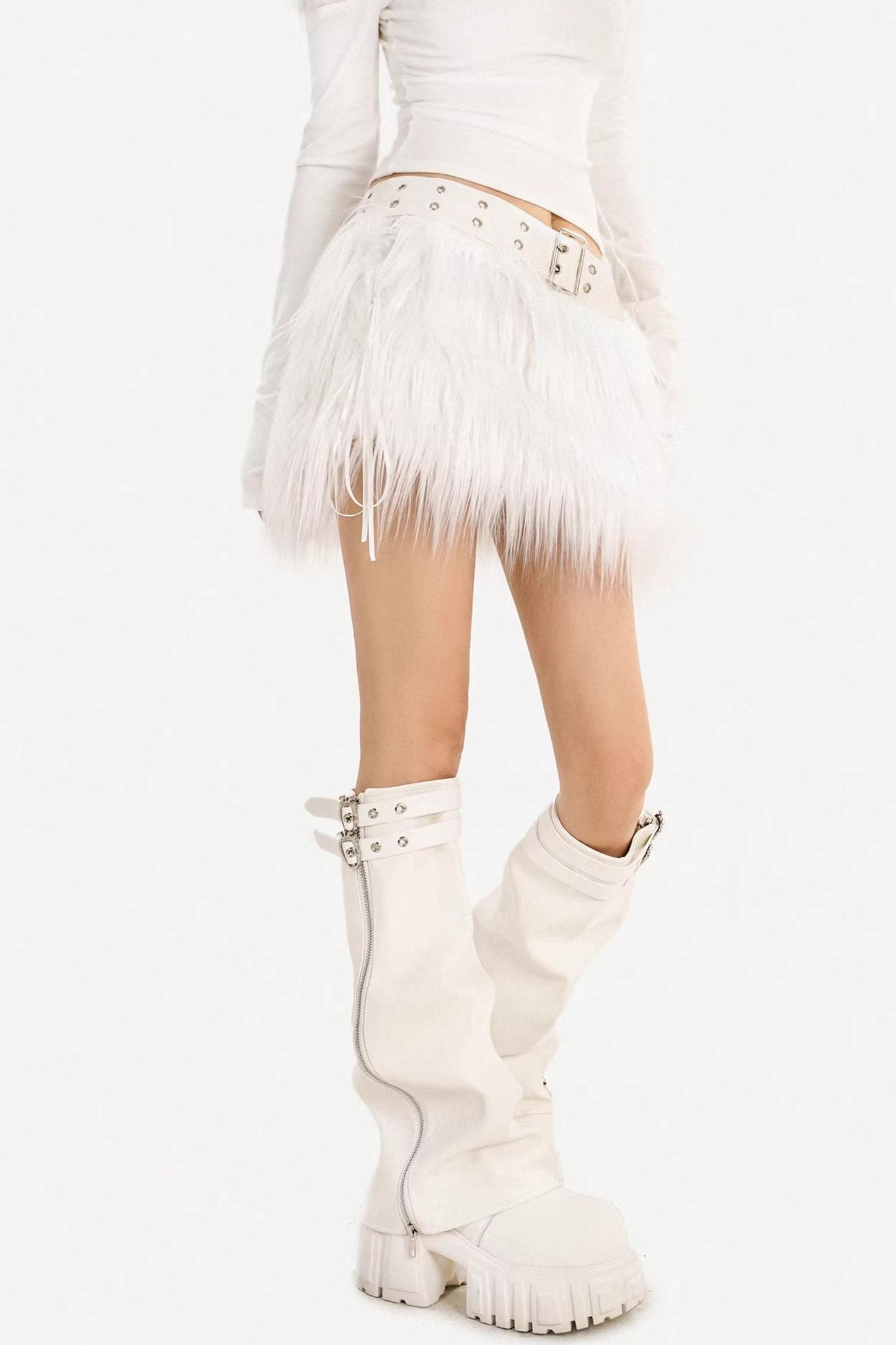 Romantic Gothic Plush Skirt