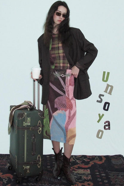 Vintage Autumn Shoulder Pad Blazer