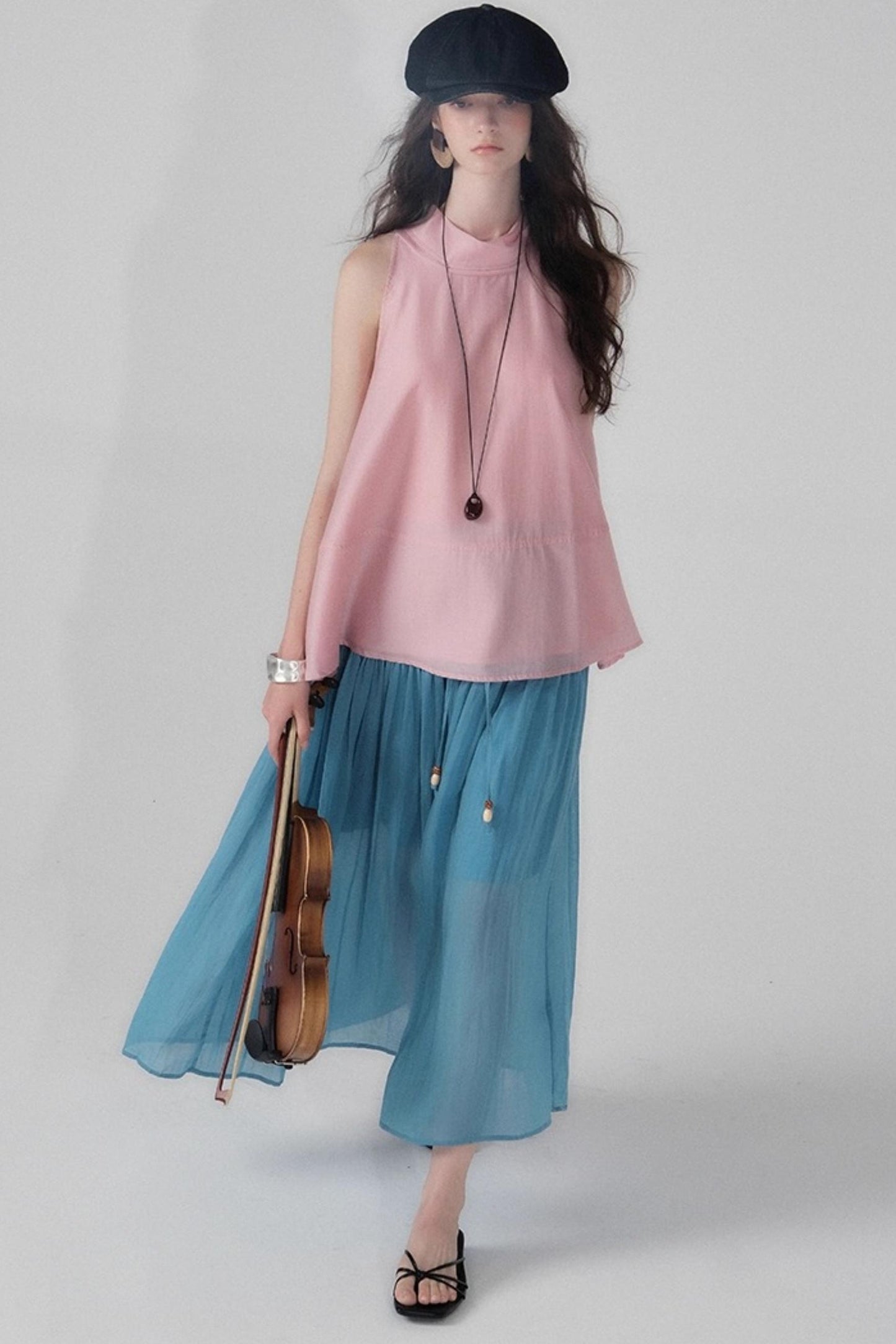 Dandelion Draped Vest Top